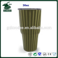 Colorful Full Silicone Coffee Tumbler With Clear Lid